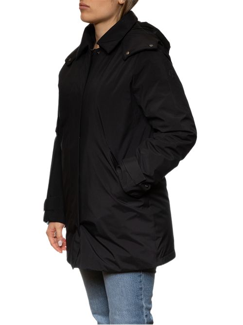 Giaccone donna in tessuto cotone nylon colore nero PEOPLE OF SHIBUYA | FUMIKO PM773999